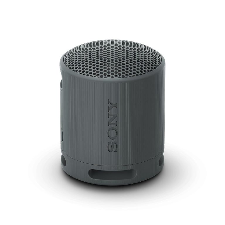 Sony SRS-XB100 Wireless Bluetooth Portable Lightweight Super-Compact Travel Speaker, Extra-Durable IP67 Waterproof & Dustproof, 16 Hrs Batt, Versatile Strap, Extra Bass & Hands-Free Calling-Black